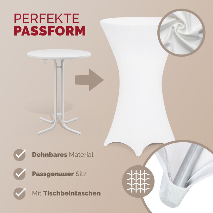 Produktbild Detex Stehtisch Hussen 5er Set