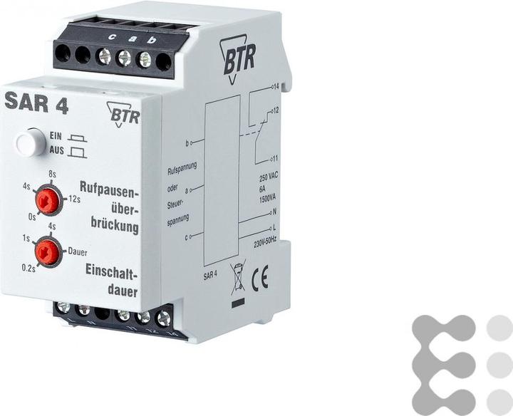Produktbild Metz Connect BTR SAR 4 Funktionen einstellbar f. Hutschienenmontage / Bitte technische Daten beachten / lichtgrau
