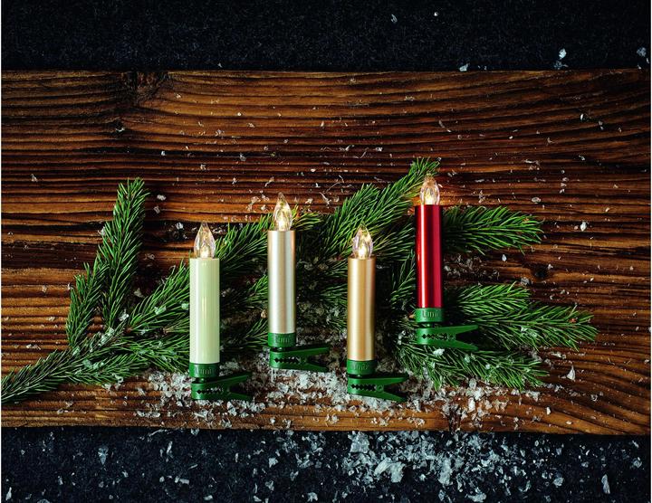 Produktbild Krinner LED Christbaumkerze Superlight Starter-Set (12 x)