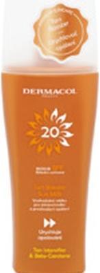 Actual product image Dermacol Tan Booster Sun Milk SPF20 - Protective tanning lotion (Suntan lotion, SPF 20, 200 ml, 150 g)