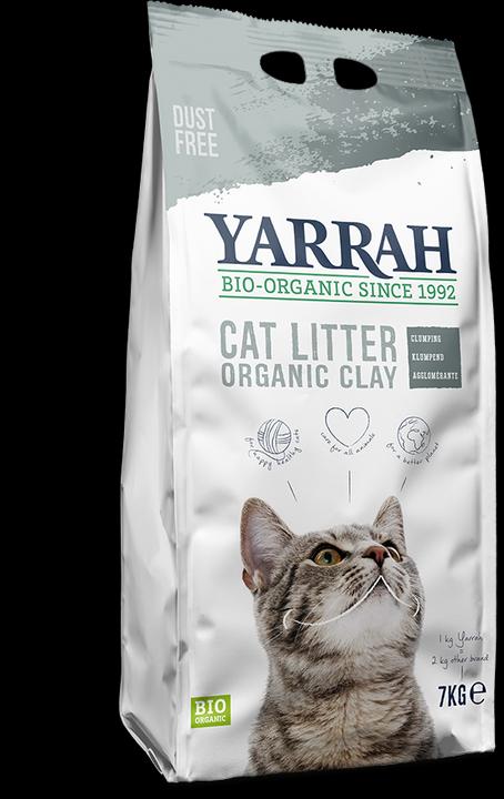 Yarrah BIO-Katzenstreu - 7kg - (Klumpend, Biologisch abbaubar, 7 kg)