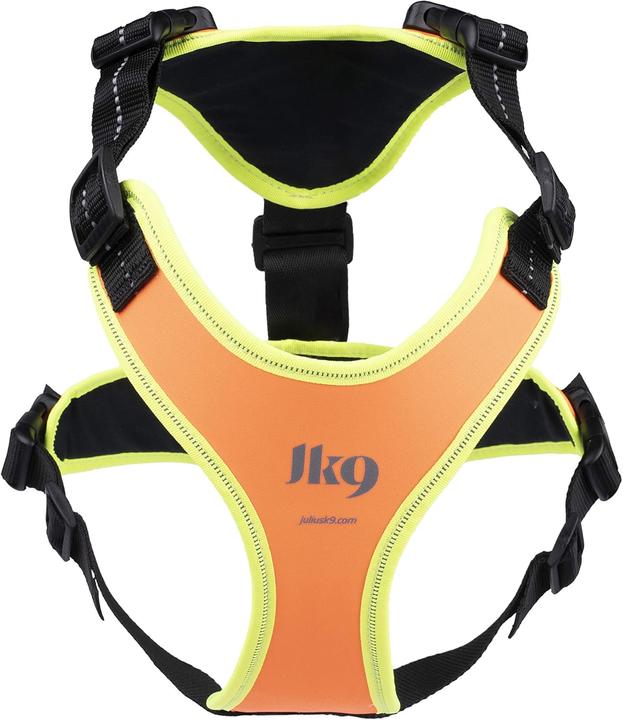 Image du produit Julius-K9 K9 Mantrailing/Outd. sele, Str. : L-XL/Uv Orange m. neon kant (L, XL, Chien, Général)