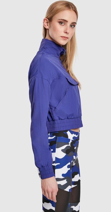 Image du produit Urban Classics Ladies Cropped Crinkle Nylon Pull Over Jacket (XS)