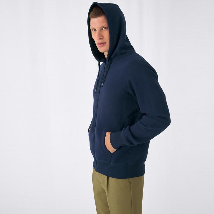 Produktbild B&C Kapuzenpullover Durchgehender Reissverschluss (XL)