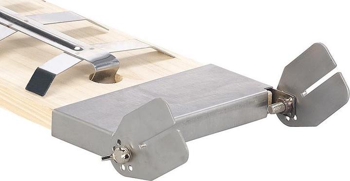 Actual product image Rosenstein & Söhne Flame salmon boards with inclinable stainless steel holder, set of 2