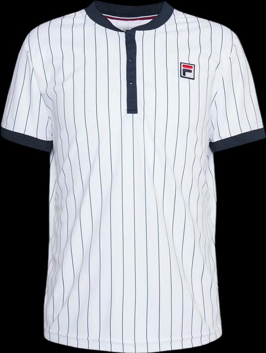FILA T-Shirt Stripes Button (S)