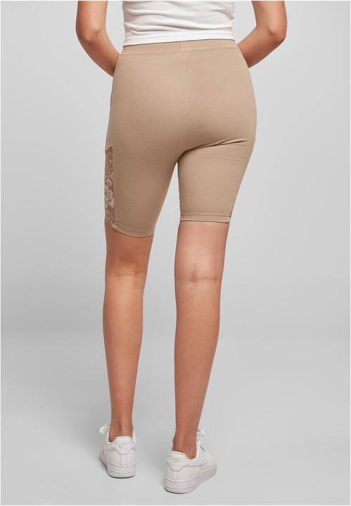 Produktbild Urban Classics Ladies High Waist Lace Inset Cycle Shorts - 16956 (L)