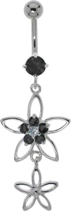 Immagine prodotto Bijouteria Piercing ventre (Argento 925, Zirconia, Acciaio chirurgico 316L)