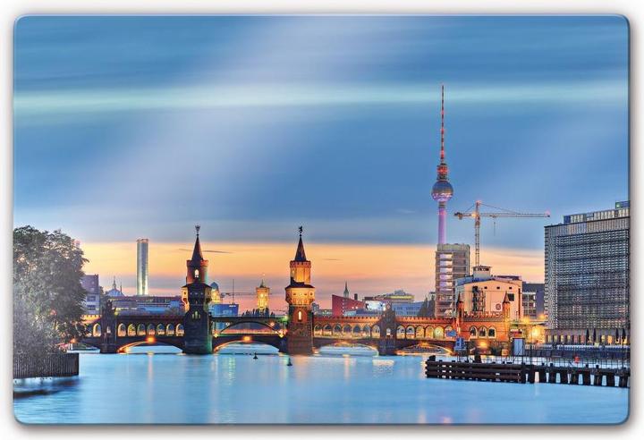 Actual product image Trenddeko Oberbaum Bridge Berlin (60 x 40 cm)