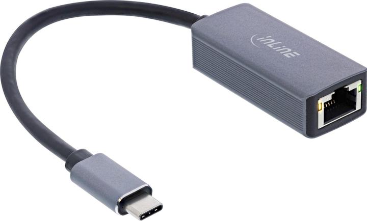 Image du produit InLine Câble adaptateur réseau USB 3.2 vers 2.5Gb/s type-C RJ45 (0.16 m)