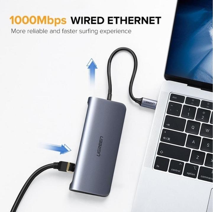 Produktbild Ugreen 9 in 1 Hub (USB-C, 9 Ports)