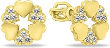Immagine prodotto Brilio Silver - Original gold-plated stud earrings EA1124Y (Argento)