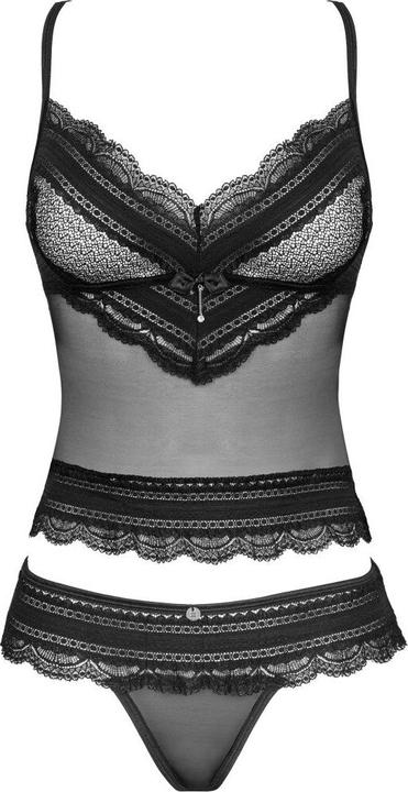Produktbild Obsessive Ivannes 2-pcs Set Black L/XL (L, XL)