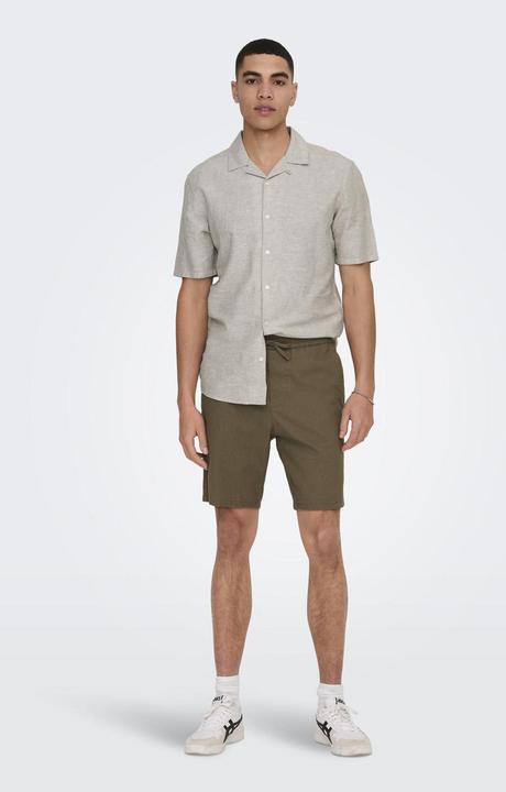 Image du produit Only & Sons Chemise unie à manches courtes (M)