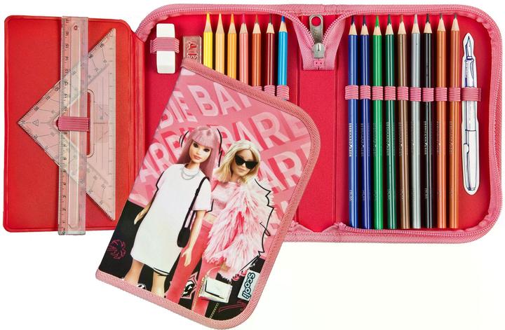 Produktbild Scooli Etui gefüllt Barbie, Gefüllt: Ja, Etui-Art: Etui, Material
