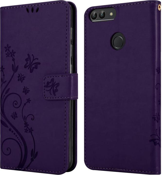 Produktbild Cadorabo Flower Book Cover (Huawei Enjoy 7S)