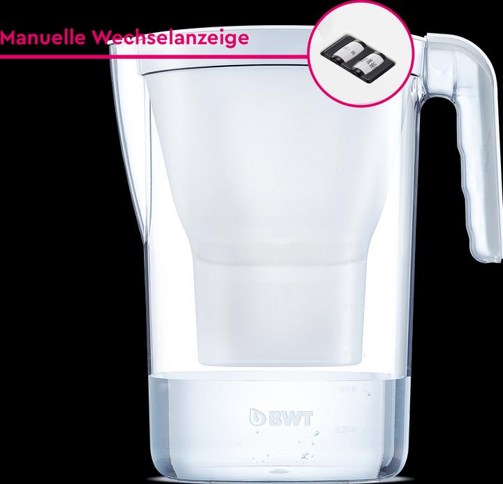 Image du produit BWT Filtre à eau de table Vida avec cartouches filtrantes minéralisées au magnésium