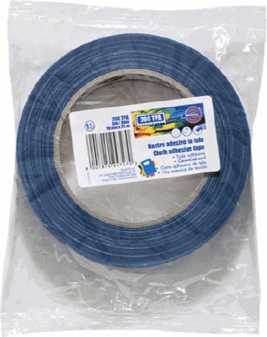 Immagine prodotto Eurocel Nastro Telato Tpa200 Blu (19 mm)