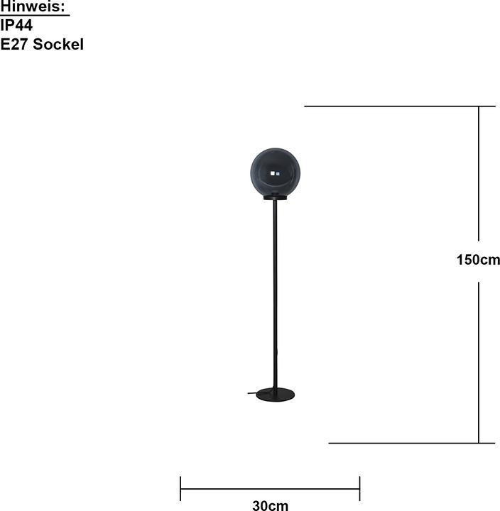 Image du produit Star Trading Lampadaire Orby (E27)