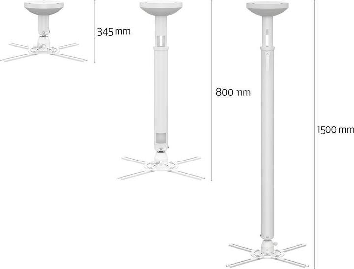 Produktbild Multibrackets M Projector Mount HD 970-1500mm (Decke)