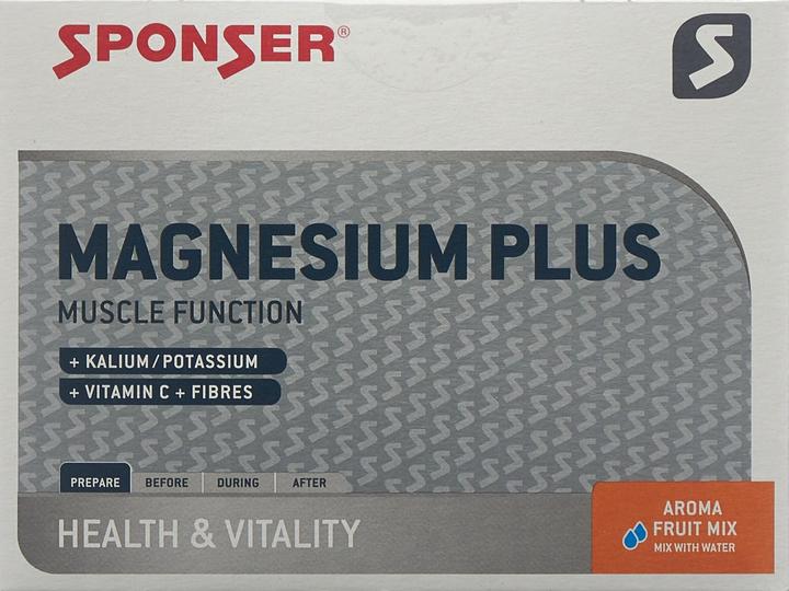Actual product image Sponser Magnesium Plus (Multifruit, 20 pcs., 130 g)