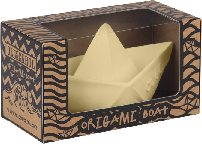Produktbild Oli and Carol Origami Boat Badespielzeug Monochrome Vanilla