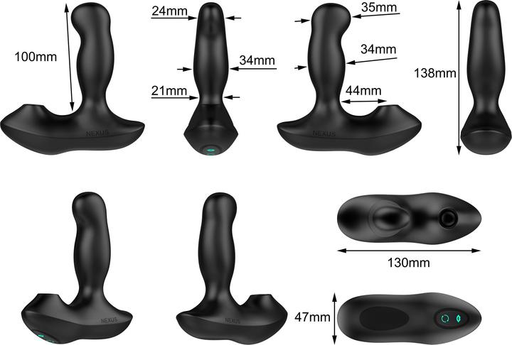 Actual product image Nexus REVO AIR Remote Control Prostate Massager Suction