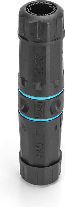 Image du produit Digitus Connexion extérieure CAT 6A, indice de protection IP68 Connexion RJ45 à RJ45 (Raccord réseau)