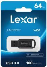 Actual product image Lexar JumpDrive V400 USB 3.0 (64 GB, USB-A)