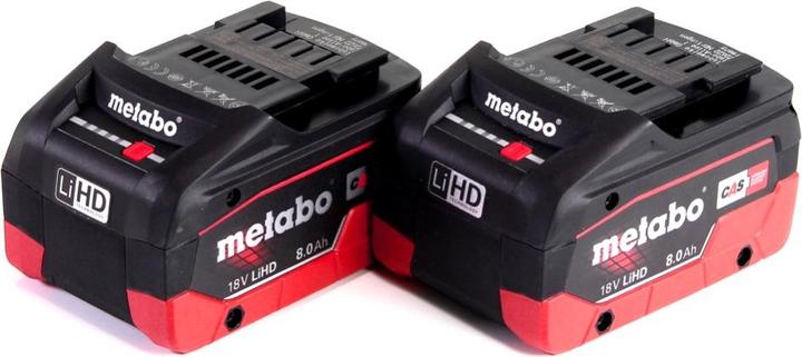 Immagine prodotto Metabo Set di batterie 18V con 2 batterie LiHD 8.0Ah ( 625592000 ) (18 V)