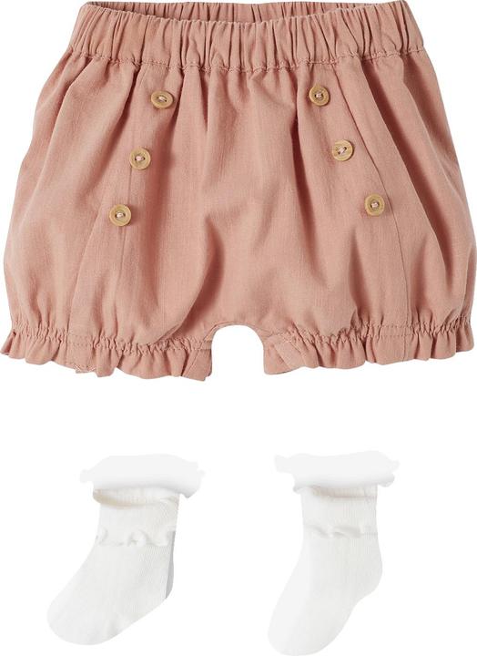 Vertbaudet Mädchen Baby-Set: Shorts & Socken
