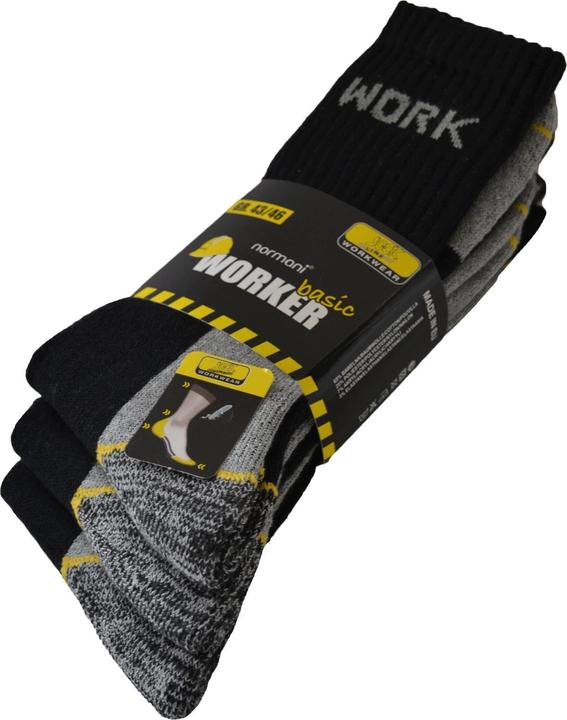 Immagine prodotto Normani 6 paia di calze da lavoro Standard Work Standard (confezione da 6, 39 - 42)