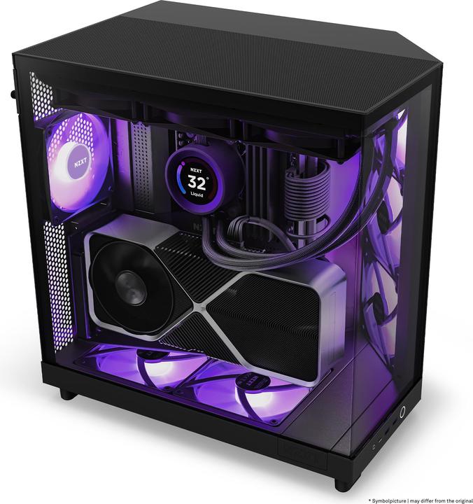 Actual product image NZXT H6 Flow RGB (ATX, mATX, Mini-ITX)