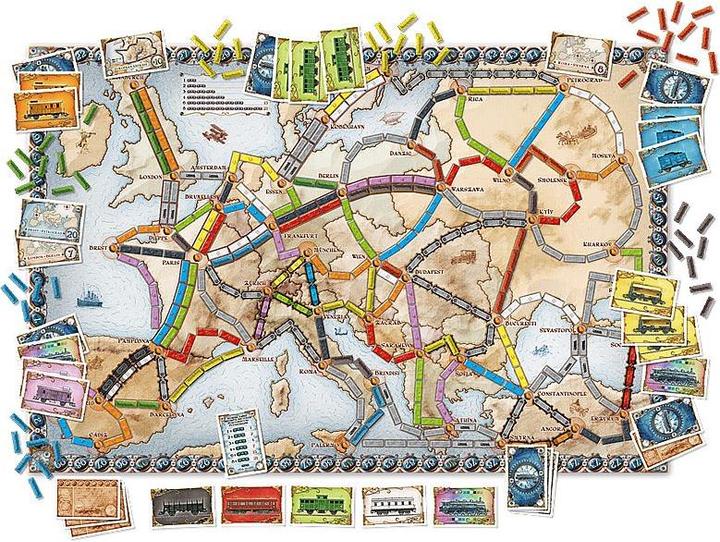 Image du produit Asmodée Les aventuriers du rail Europe (Allemand)