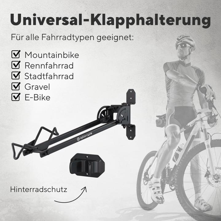 Actual product image Optio Cycle Velo-Wandhalterung