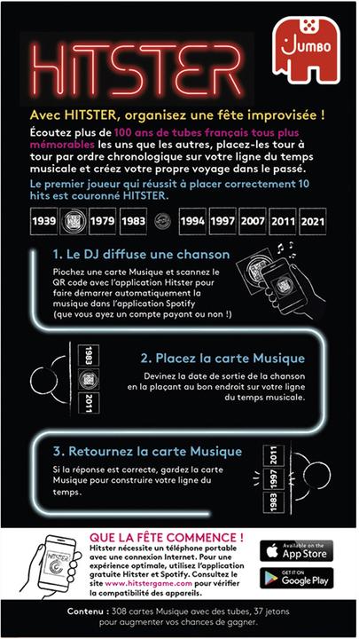 Actual product image Dujardin Hitster 100% chansons françaises (French)