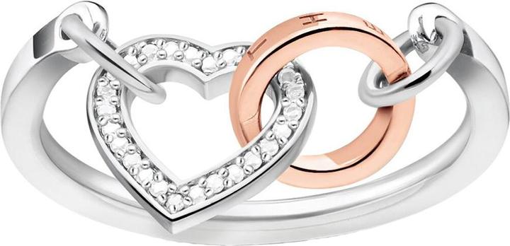 Produktbild Thomas Sabo Ring Together Herz - D TR0033-095-14 (54, 925 Silber)