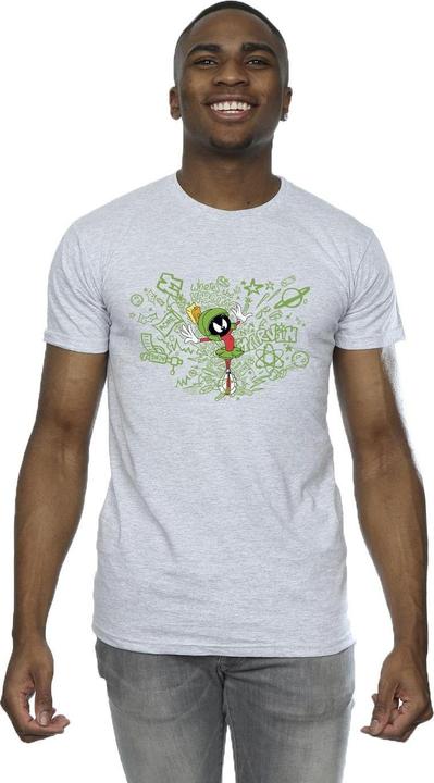 Immagine prodotto Looney Tunes ACME Doodles Marvin Martian Maglietta Uomo (M)