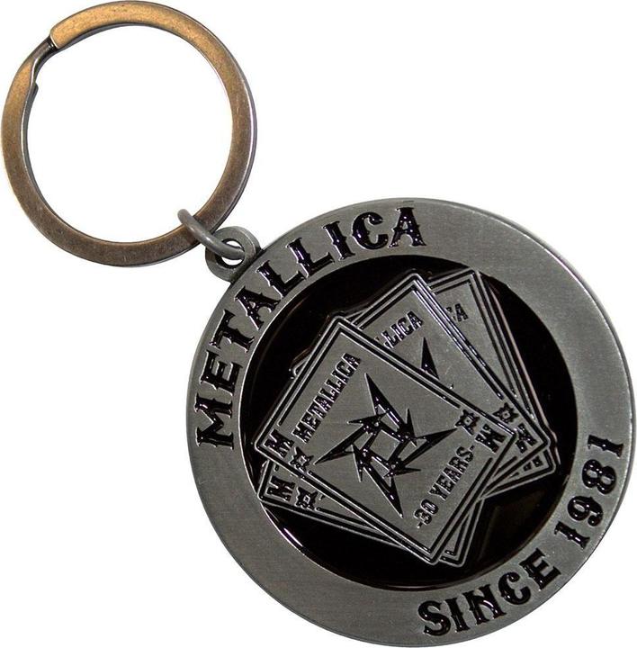 Metallica 30th Anniversary Schlüsselanhänger Spielkarten