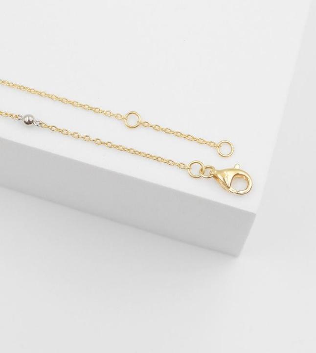 Actual product image Muau Bracelet 750/18K bicolour, diamond 0.06ct. 19cm (19 cm, 750, 18K bicolour gold)