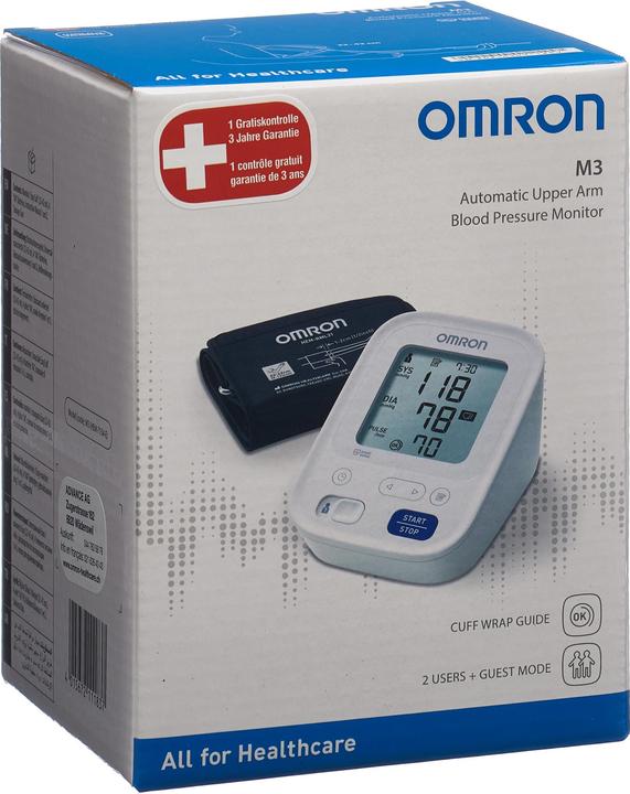 Immagine prodotto Omron M3 (Sfigmomanometro per braccio)