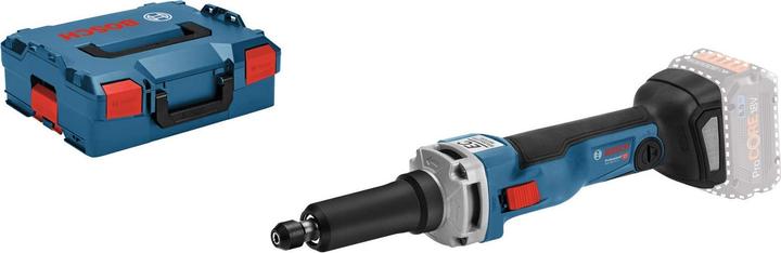 Einmaulschlüssel 19 mm, L-BOXX 136, Einmaulschlüssel 13 mm, Spannzange mit Überwurfmutter 6 mm, Bosch Akku-Geradschleifer GGS 18V-23 LC