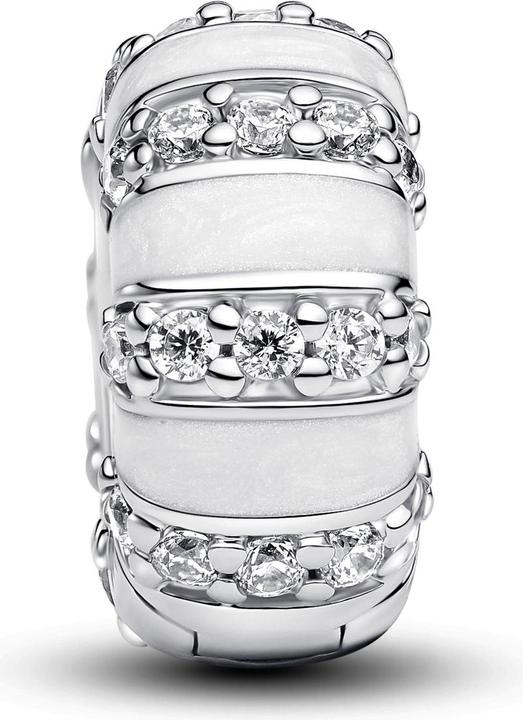 Image du produit Pandora Charm clip pierres et émail (Argent 925)