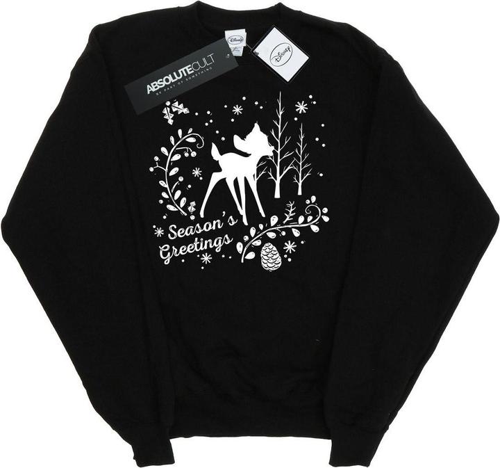 Actual product image Disney Boys Bambi Christmas Greetings Sweatshirt (116)