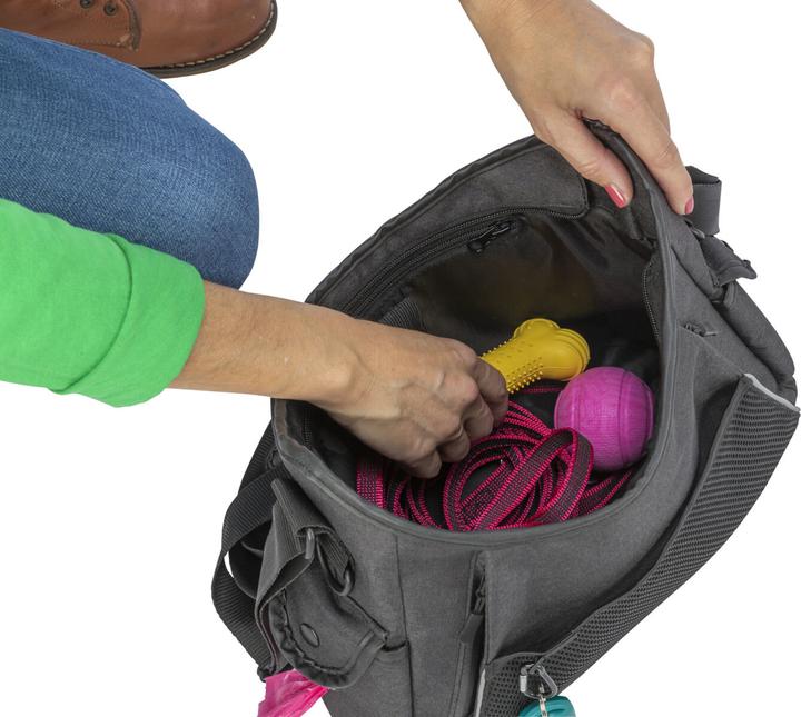 Immagine prodotto Trixie Borsa da passeggio e manichino, 34×29×9 cm, antracite (Formazione manichino)