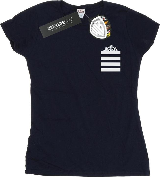 Produktbild Looney Tunes Taz Stripes Faux Pocket TShirt (XL)