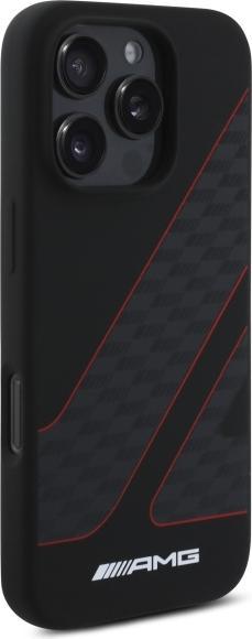 Produktbild Mercedes AMG AMHMP16L2SCFR iPhone 16 Pro 6.3" czarny/black hardcase Checkered Flag Pattern MagSafe (Apple iPhone 16 Pro)