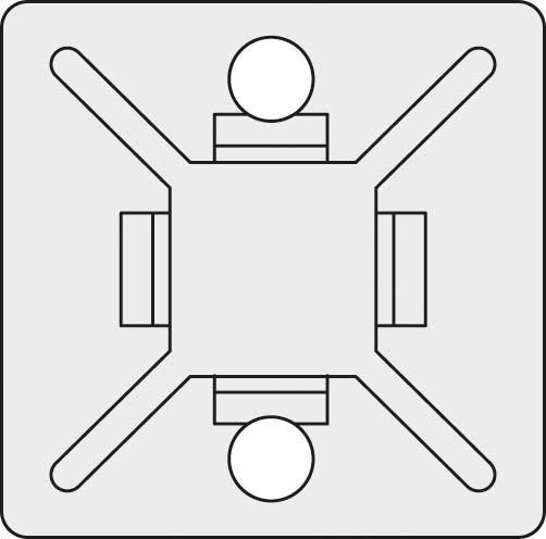 Produktbild HellermannTyton Befestigungssockel (Metallkabelbinder, 28 mm, 100 Stk.)