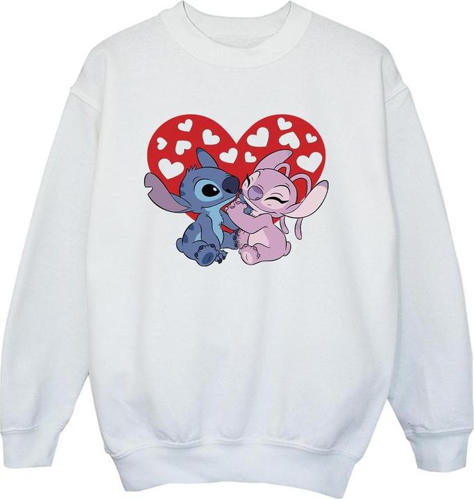 Disney Lilo & Stitch Hearts Sweatshirt Jungen