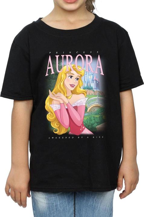 Immagine prodotto Disney Interactive Studios Maglietta da ragazza Aurora Montage in cotone (140, 146)
